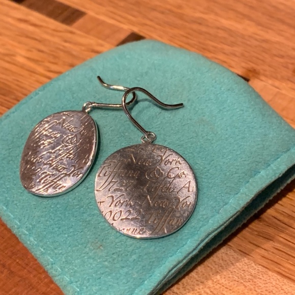 Tiffany & Co. Jewelry - Tiffany & Co.  Love Notes drop disc Earrings